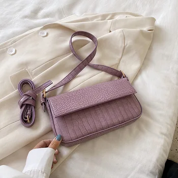 

Crocodile Pattern Bags for Women 2020 PU Leather Ladies Handbags Women Designer Shoulder Bag Sac A Main Femme Luxury Bag