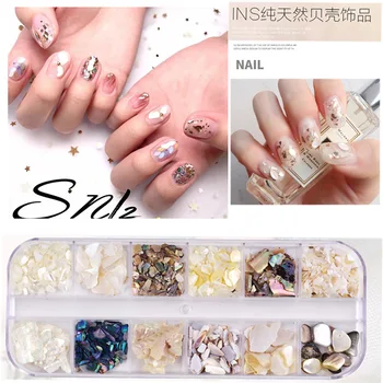 

Nail Ornament Online Celebrity Sequin Nail Shell Ultra-Thin Irregular Nail Decorations