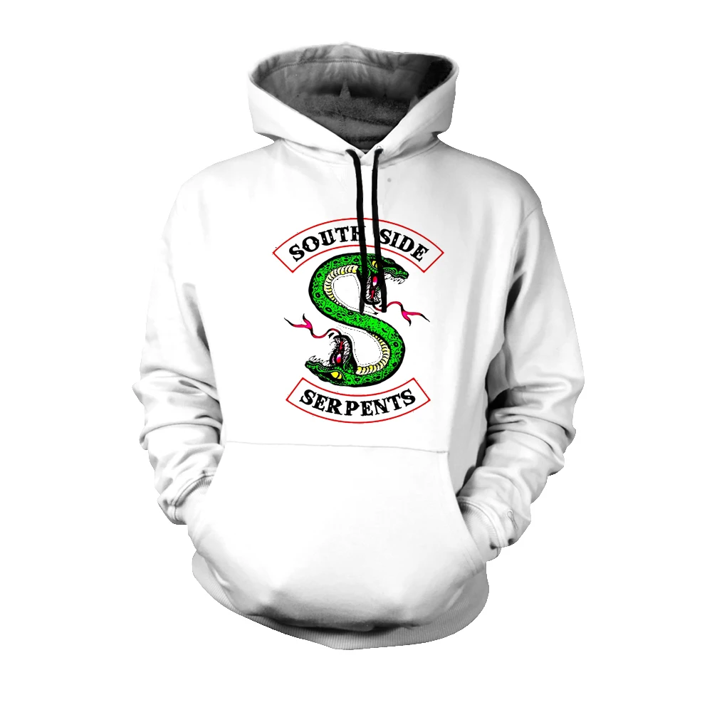 Riverdale Jacket Sweatshirts Plus Size South Side Clothing Serpents Riverdale Hoodie Sweatshirt Spring Hooded Pullover - Цвет: riverdale hoodies 12