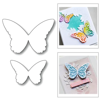 

2020 New Animal Insect Butterfly and Wing Silhouette Metal Cutting Dies Cut For Scrapbooking Greeting Card Paper Making no stamp