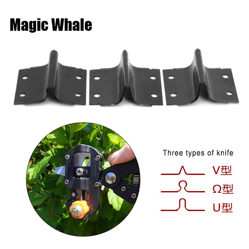 

3pcs Gardening Grafting Tool Grafting Cutting Blade Type Cutting Blade Pruning Cutter Accessories