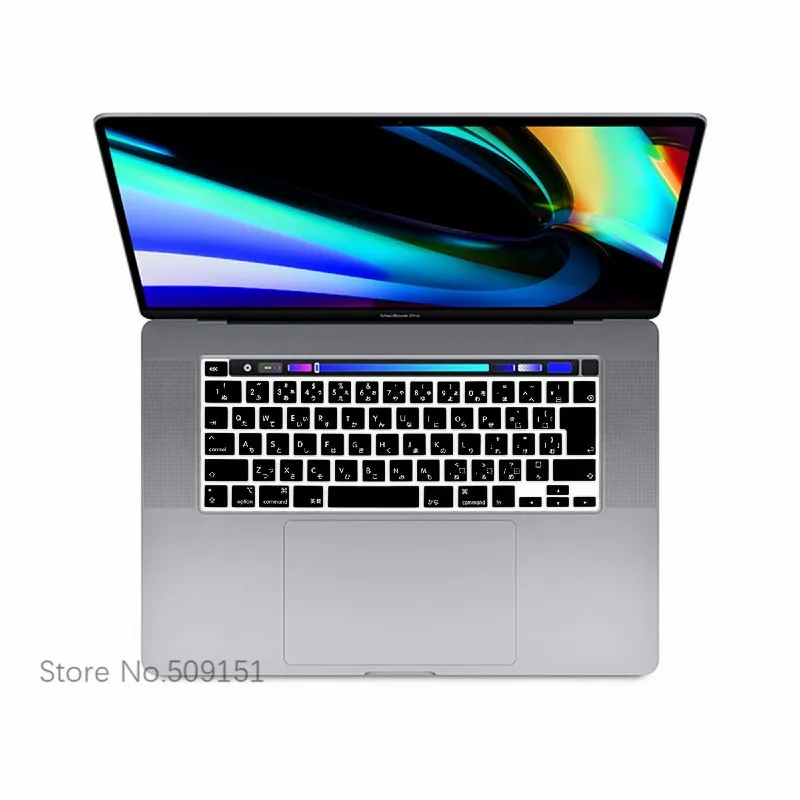 Защитный чехол для клавиатуры японская версия JP / US MacBook Pro 16 дюймов 2019 сенсорная