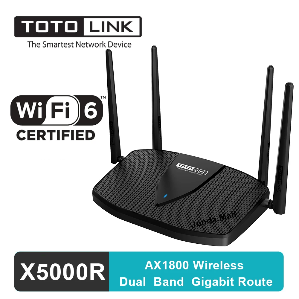 TOTOLINK Wi Fi 6 гигабитный маршрутизатор X5000R AX1800 1000 Мбит/с 2 4 г и 5G Беспроводной