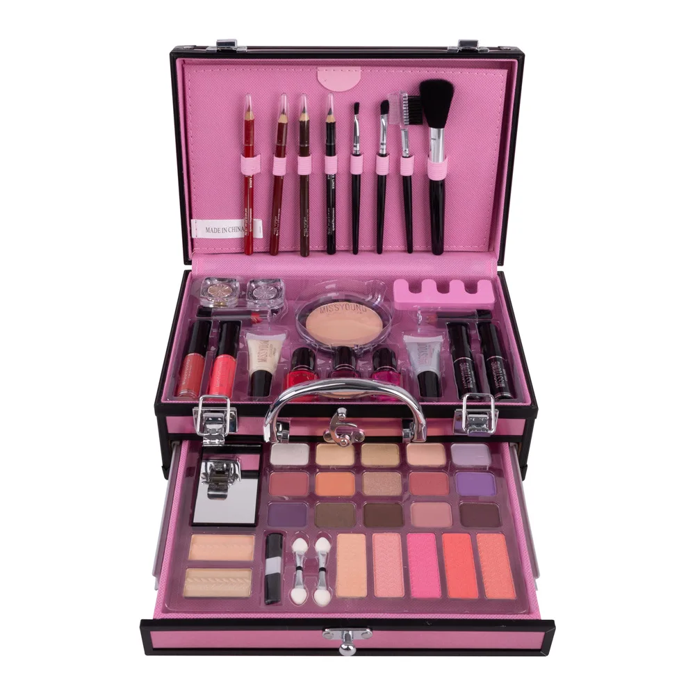 Makeup Set Box Professional Makeup Full Suitcase Makeup Lipstick Makeup Brushes Set Of Cosmetic Makeup Eyeshadow Palette - AliExpress