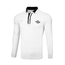 Новинка тенниска Мужская одежда для гольфа с длинными рукавами рубашка осень зима быстросохнущая футболка для гольфа Мужская дышащая теннисная рубашка для фитнеса