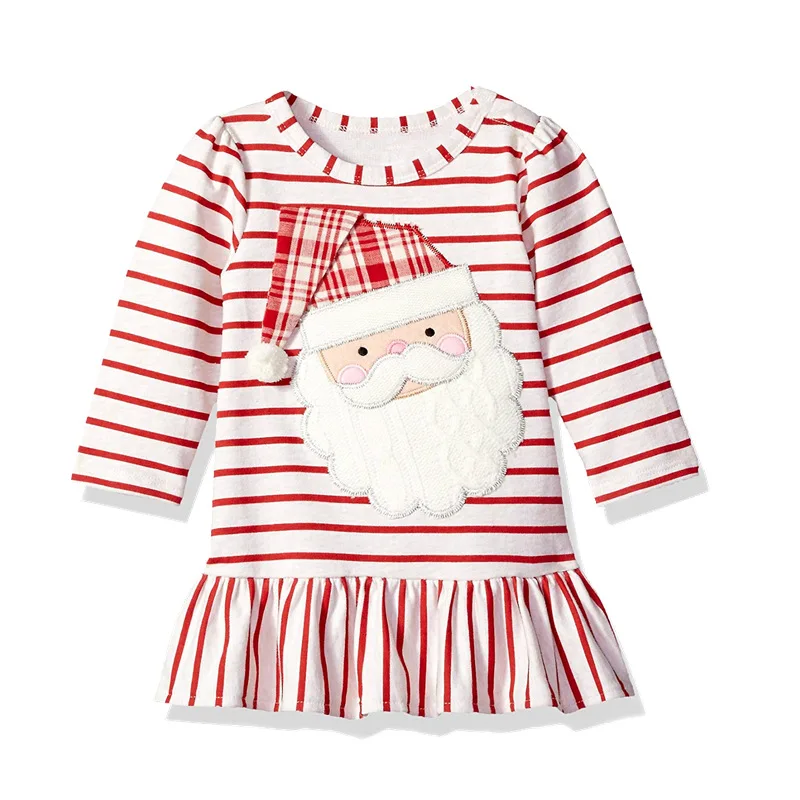 Baby girl dress autumn long sleeve children skirt cartoon pattern princess dress dinosaur clothes baby dress princess costume