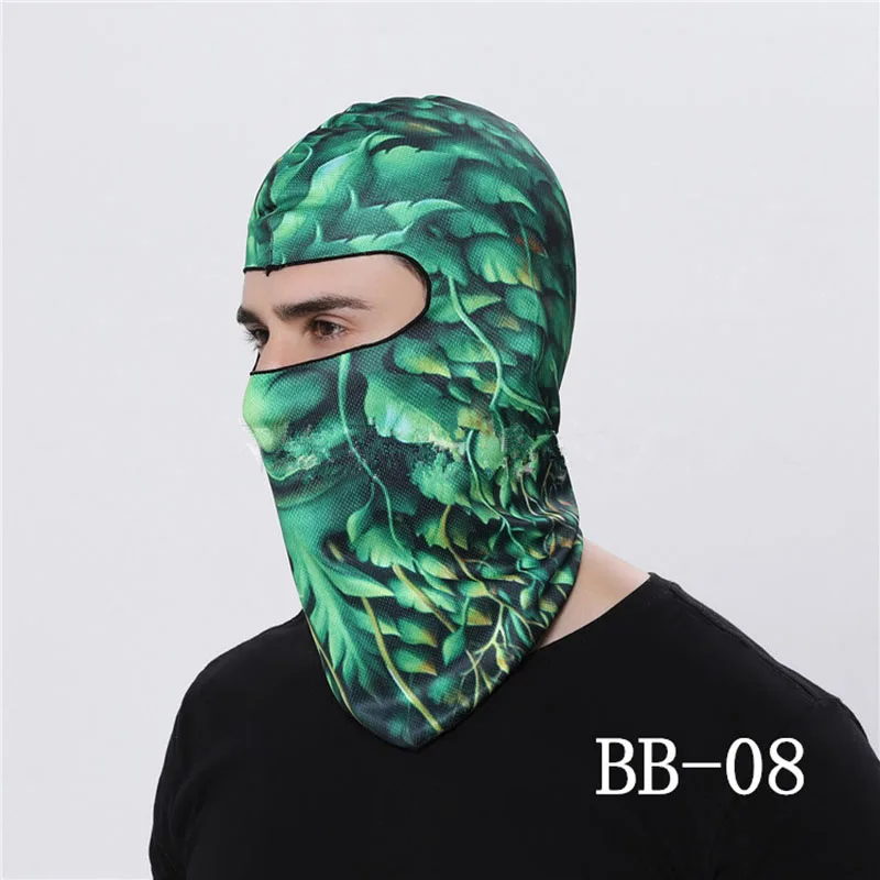 H334 BB-08 Открытый Велоспорт Балаклава анфас маска велосипеда для езды на велосипеде езда спорт Сноубординг шлем лайнер тактический Пейнтбол Шляпа Кепки - Цвет: H334 BB-08