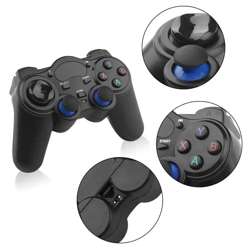2,4 ГГц беспроводной геймпад игровой контроллер Джойстик для Android Tv Box Pc Gpd Xd с Otg конвертером компьютерные игровые контроллеры
