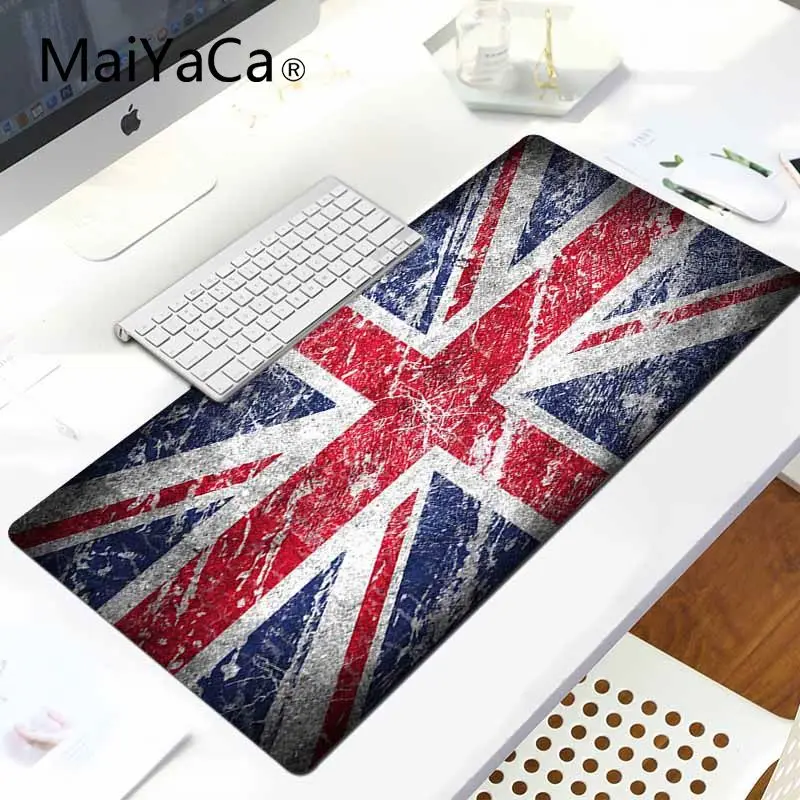 MaiYaCa пользовательский кожаный британский флаг DIY дизайн игровой с узором коврик для мыши ноутбука игровой коврик для мыши