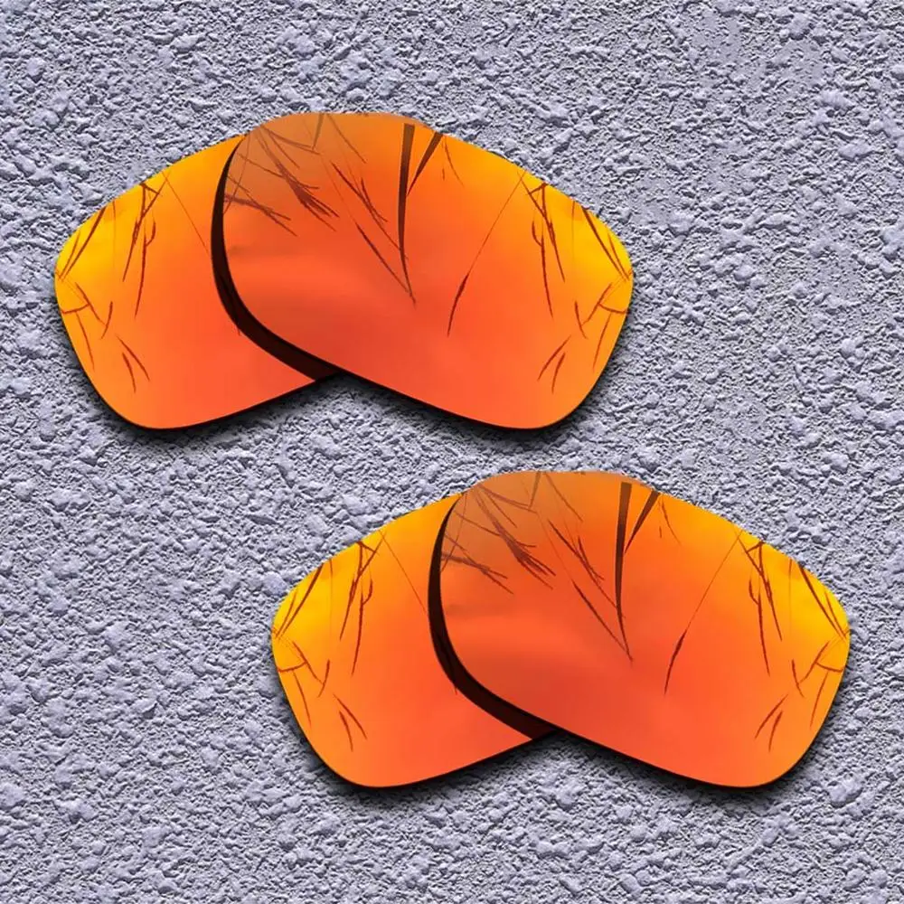 2 пары поляризованных сменных линз для солнцезащитных очков Oakley TwoFace-несколько вариантов - Цвет линз: Fire Red-Fire Red