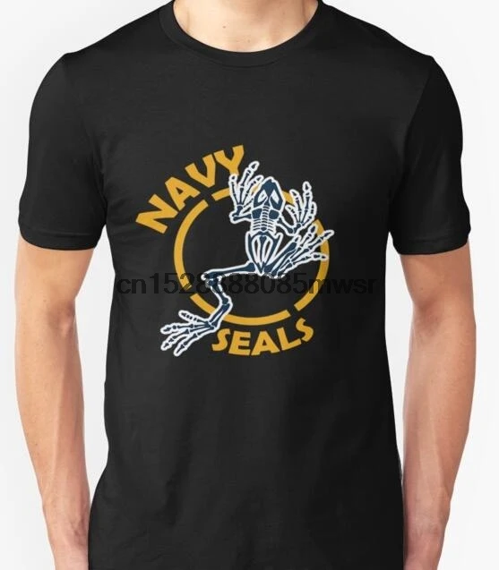 

New 2019 hip hop U.S Navy Seals T-Shirt Frog Skeleton Seal Team Six Special Ops USA