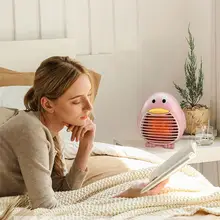 Компактный электрический обогреватель огнестойкий ABS радиатор мгновенный комфорт теплый воздух вентилятор машина зима теплый милый Настольный обогреватель