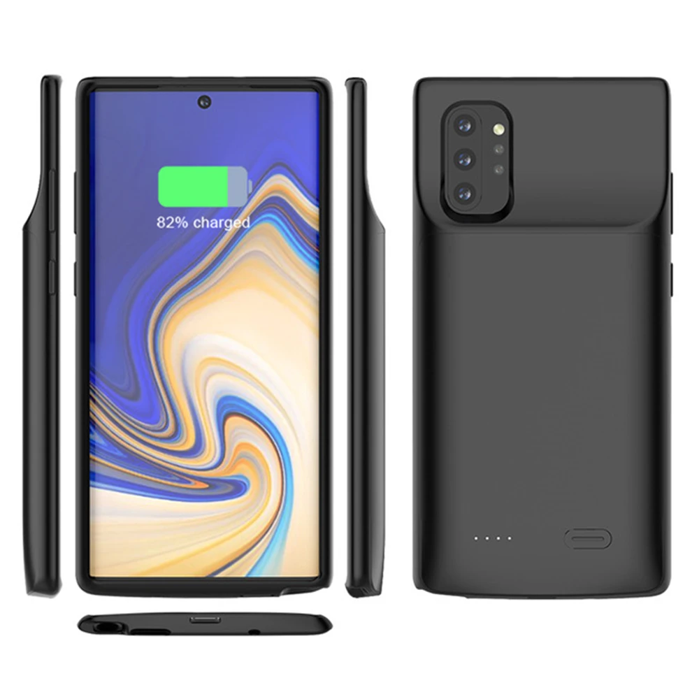 Чехлы для аккумуляторов для samsung Galaxy Note 10 Plus ультра тонкий Резервный блок питания чехол для samsung Note 10 power Case