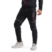 Мужские велосипедные штаны, ветрозащитные спортивные штаны, зимние теплые флисовые уличные спортивные штаны для езды на велосипеде