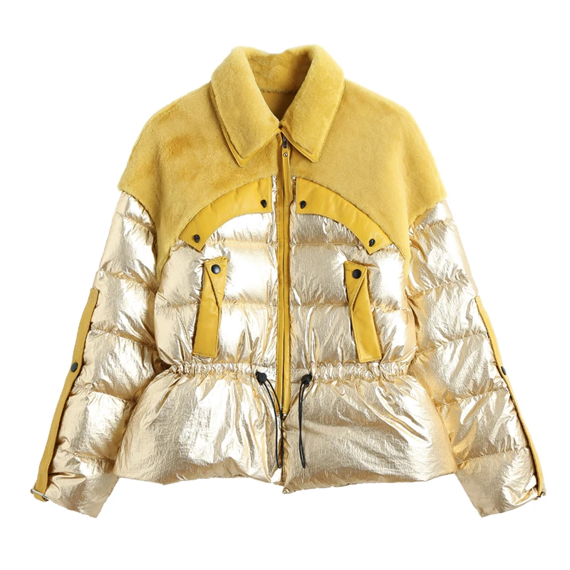 

MLCRIYG Women Down Jacket 2020 Korean Fashion White Duck Down Coat Female Loose Women's Winter Jackets Warm Parkas Clothes YQ323
