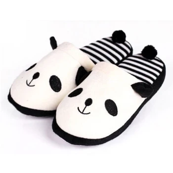 

Fashion Women Plush Slippers Indoor Shoes House Cute Women Slippers Panda Shoes Warm House Slipper