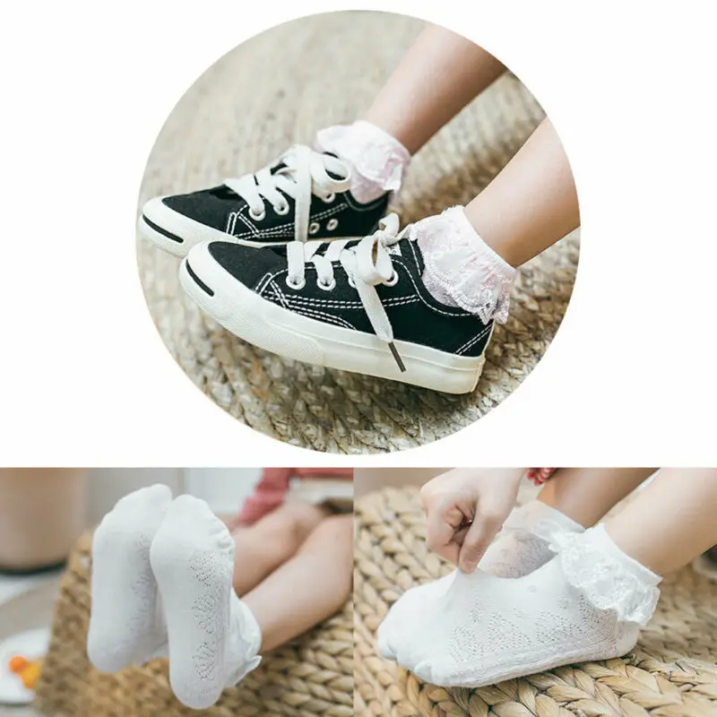 Emmababy для новорожденных и малышей хлопковые носки с кружевами платье принцессы