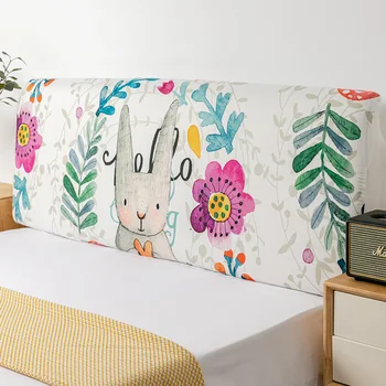 

Nordic Bedside Cover Full Enclosed Elastic Dust-proof Bed Head Cover/ Protective Cover
