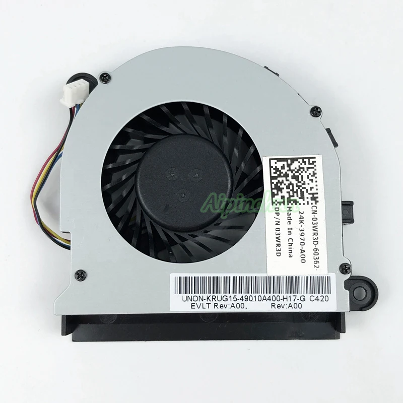 New Original laptop CPU Cooling Fan for Dell Latitude 5520 E5520 E5520M Cooler Radiator 03WR3D 3WR3D MF60120V1-C140-S99