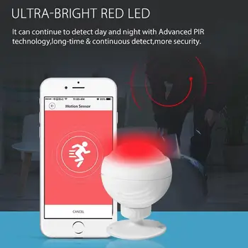 

Tuya Smart APP Wifi Controlled PIR Motion Sensor
