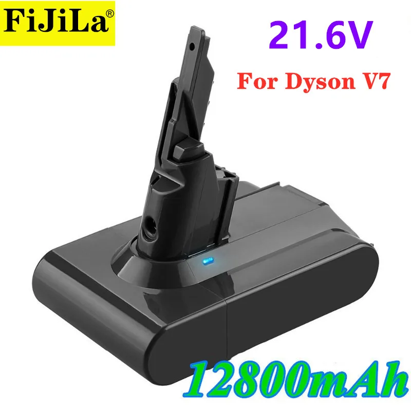 V7 original 21.6V 12800mAh Li-lon Rechargeable Battery 12.8Ah For Dyson battery Animal Pro Vacuum Cleaner Replacement | Электроника