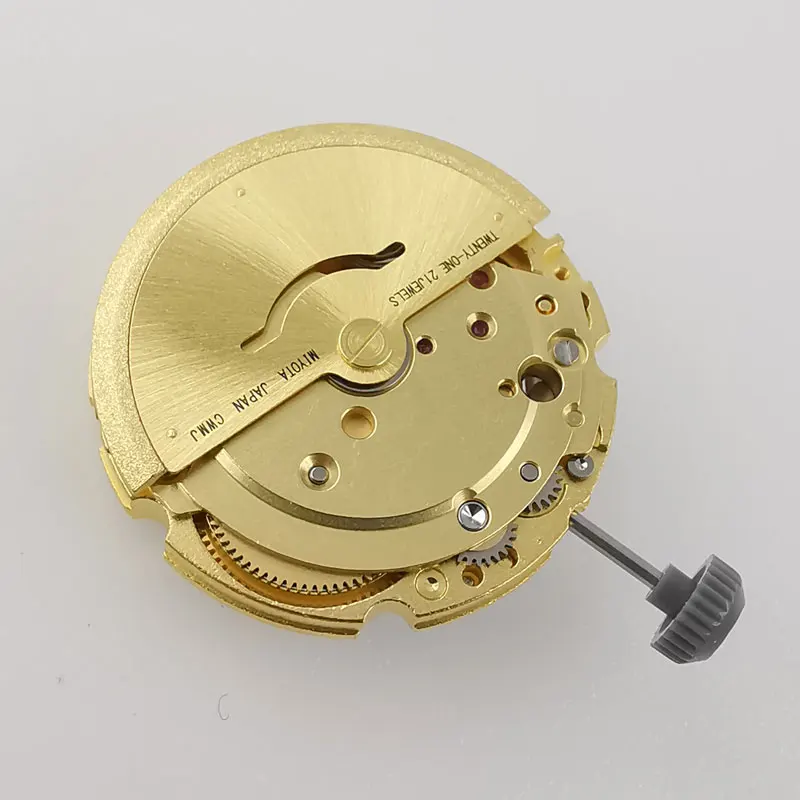 Golden Miyota 8215 Automatic Movement 21 jewels mechanical movement With date display Function | Наручные часы