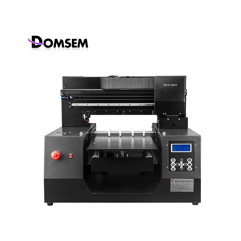 

DOMSEM 3060 UV Multifunctional Printer Cylinder Bottle Printers with Ink Color for Phone Case Cloth PVC Leather