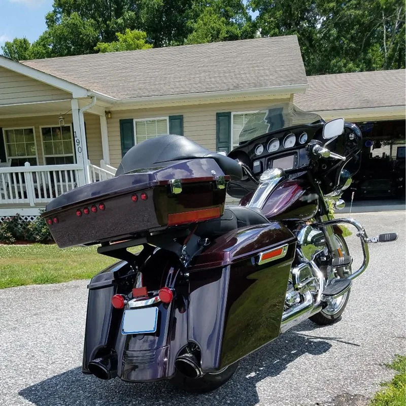 Motorcycle 5 Inch Stretched Fender Extension Short Filler Cover for Harley Touring Electra Street Glide Road King
