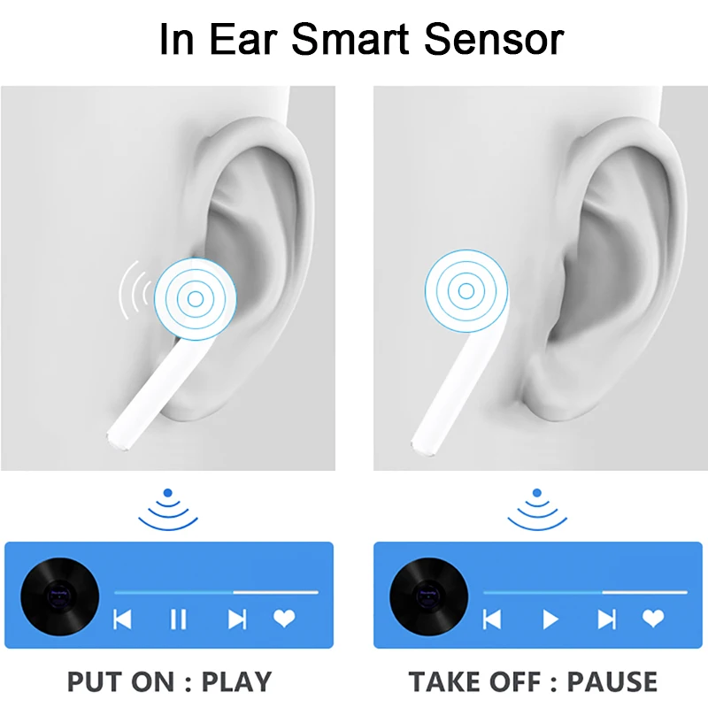 i1000 TWS беспроводные наушники 8D супер бас Bluetooth 5,0 наушники в ухо обнаружения наушники PK Tws i100 i500 i5000 i9000