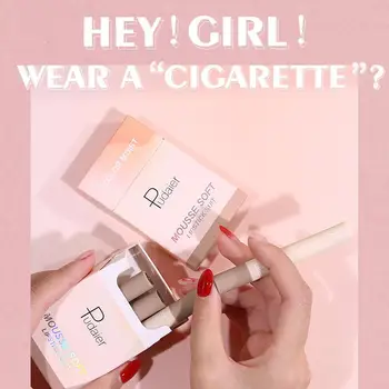 

New matte lipstick set makeup small smoke tube cigarette lasting batom soft long Moisturize lipstick Matte lipstick L4X5