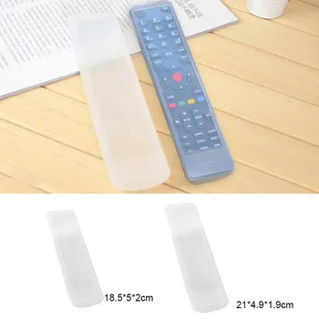 

Waterproof Transparent Silicone Remote Control Cover Holder Case For TV Air Conditioner Remote Control