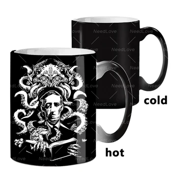 

H.P. Lovecraft Cthulhu Mug Color Changing Mug Wine Tea Coffee Cup Magic Mugs