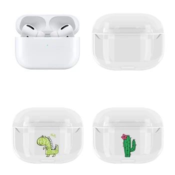 

Clear Protective Earphone Case For Apple Airpods Pro Hard PC Headphones Case Protective Cover For Airpods Pro Box Capa Coque Bag