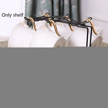 Стеклянная тарелка с покрытием Настольный подстаканник несколько крючков кофейная витрина домашнее антикоррозийное украшение из чайных листьев кухонная кружка для хранения