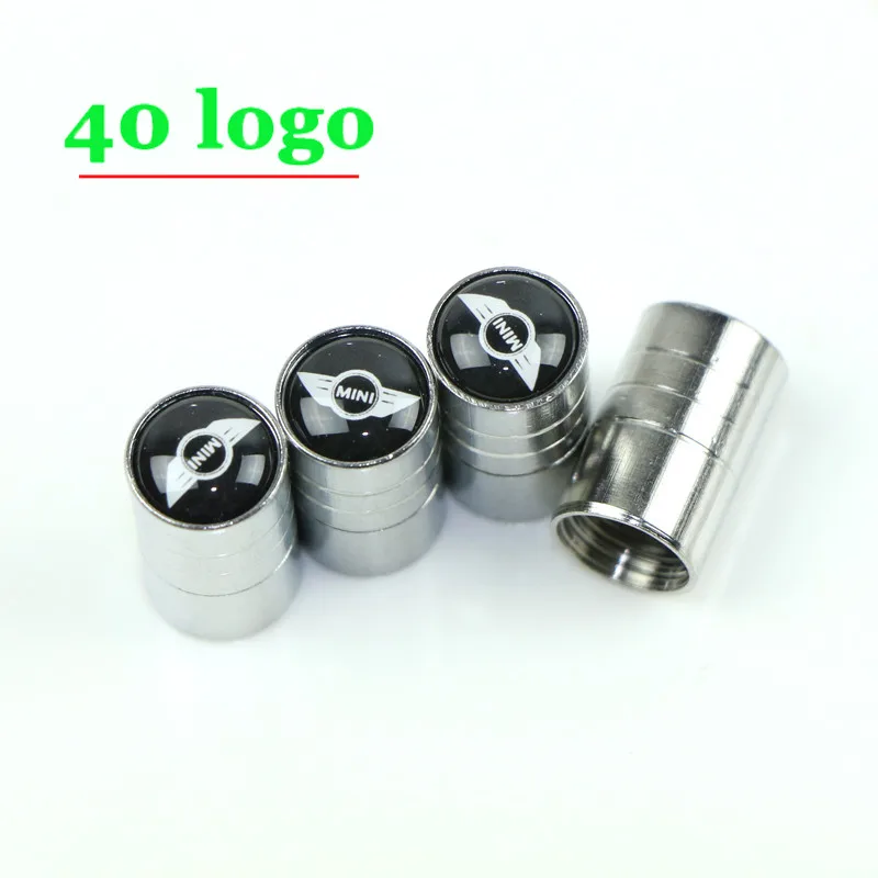 4 шт. автомобильный дизайн Металл автомобильных шин мини логотип клапан Кепки