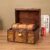 Storage Case Decorative Wooden Treasure Chest Folding Storage Box Dirty Clothes Collecting Case Non Woven Fabric 5