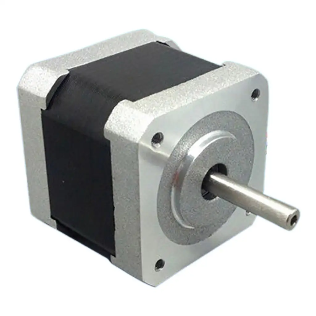 42mm Two phase Stepper Stepping Motor, 24V/1.7A 1500 RPM, 1.8 Degree Step Angle with 4 Lead for Nema17 3D Printer, CNC