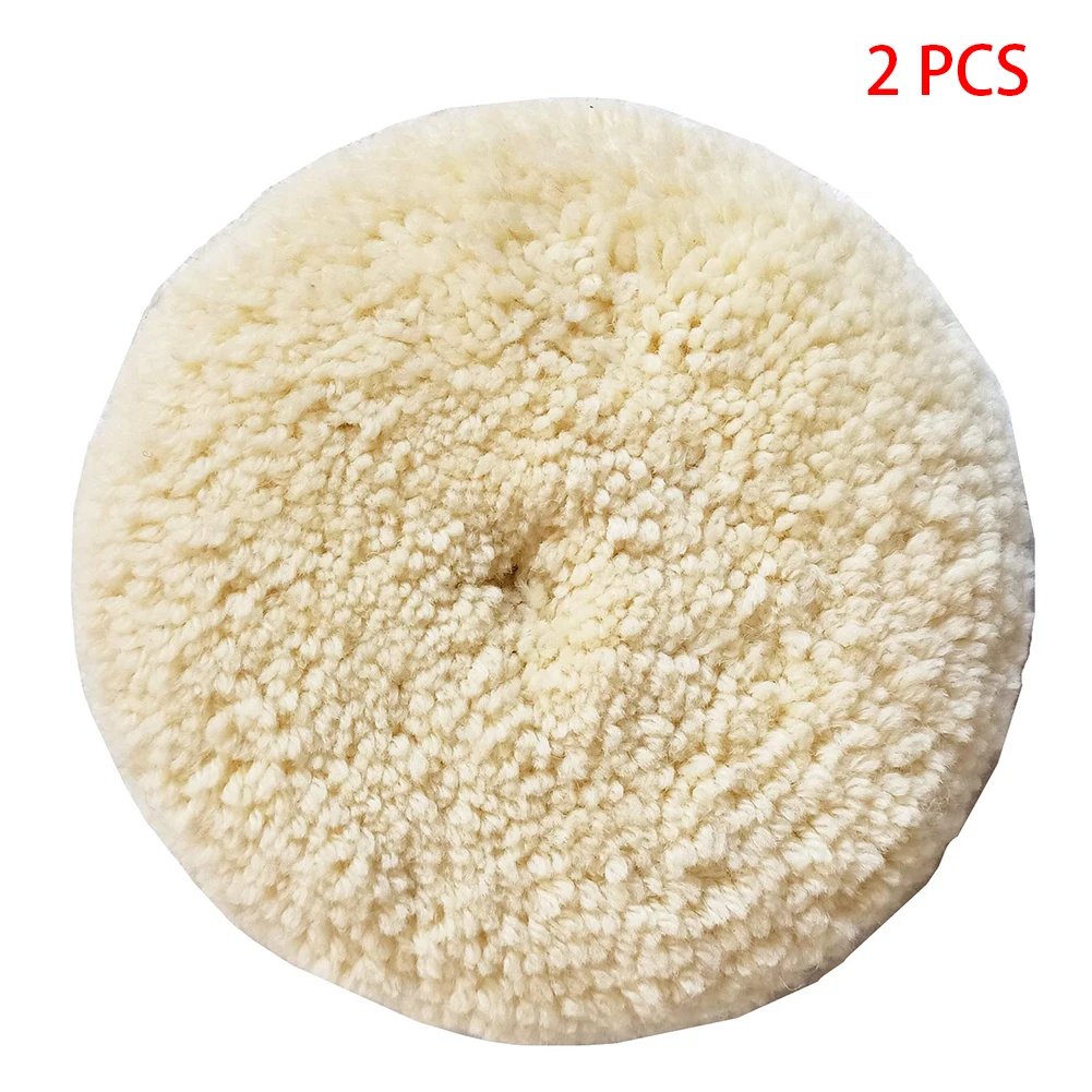 

2 Pcs/set Polishing Pad Round Soft Practical Tools Auto Buffing Home Spared Repair Thick Mat Self Adhesive Car Mirror