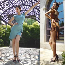 Новинка, сексуальное платье для латинских танцев, женское платье с открытой спиной, Одежда для танцев, женское платье для латинских танцев, платья для соревнований, платья для сальсы, румбы BL1719