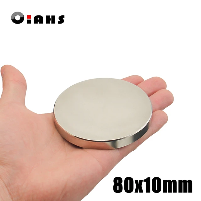 Round Powerful Magnet Dia 10mm-80mm Rare Earth Neodymium Iron Boron Small  Magnet