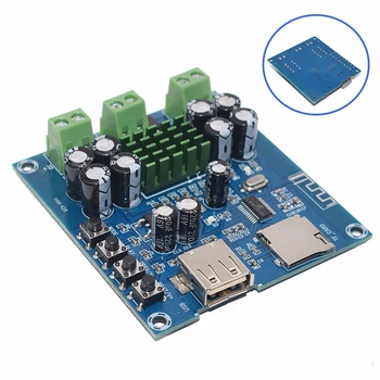 

10PCS XH-M422 DC 12-24V TPA3116D2 50W + 50W Bluetooth 4.0 Amplifier Board Module With Bluetooth U Disk TF Card Player