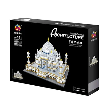 

Micro Small Particles of Diamond Building Blocks Children'S Educational Toy Adult 9914 Taj Mahal Architecture Model