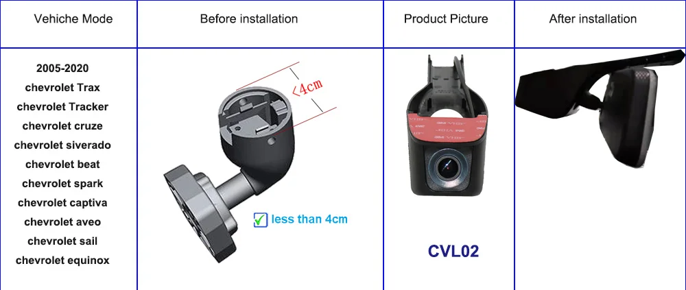 DVR/Câmera Dash