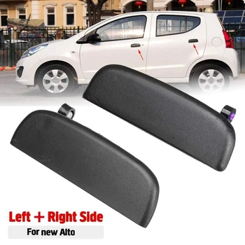 

2Pcs Car Black Front Rear Outer Door Handle Exterior Outside Door Open Knob Left Right for Suzuki New Alto