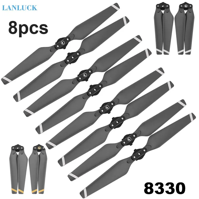 8pcs 8330 Propeller For Dji Mavic Pro Drone Folding Quick Release Props