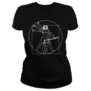 

Leonardo Da Vinci Rock Star Guitar Women's T-Shirt