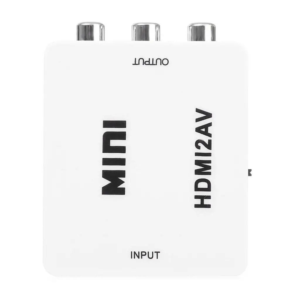 HDMI к RCA конвертер HDMI К AV адаптер Smart tv Box для ноутбука 1080P 720P 480P NTSC/PAL HDMI2AV