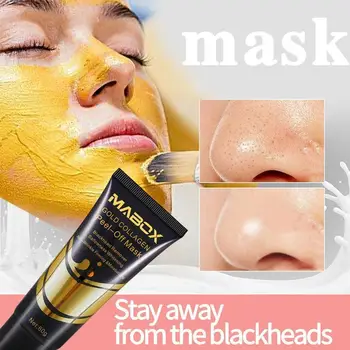 

Gold tearing nasal mask Lightens fine lines Lifting pore shrink blackheads firming moisturizing mask Whitening R4T4