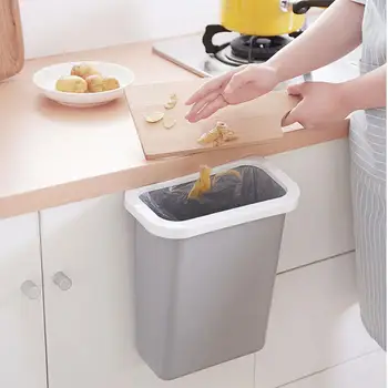 

AsyPets Large Hanging Trash Can Table Storage Box Without Cover for Kitchen Room
