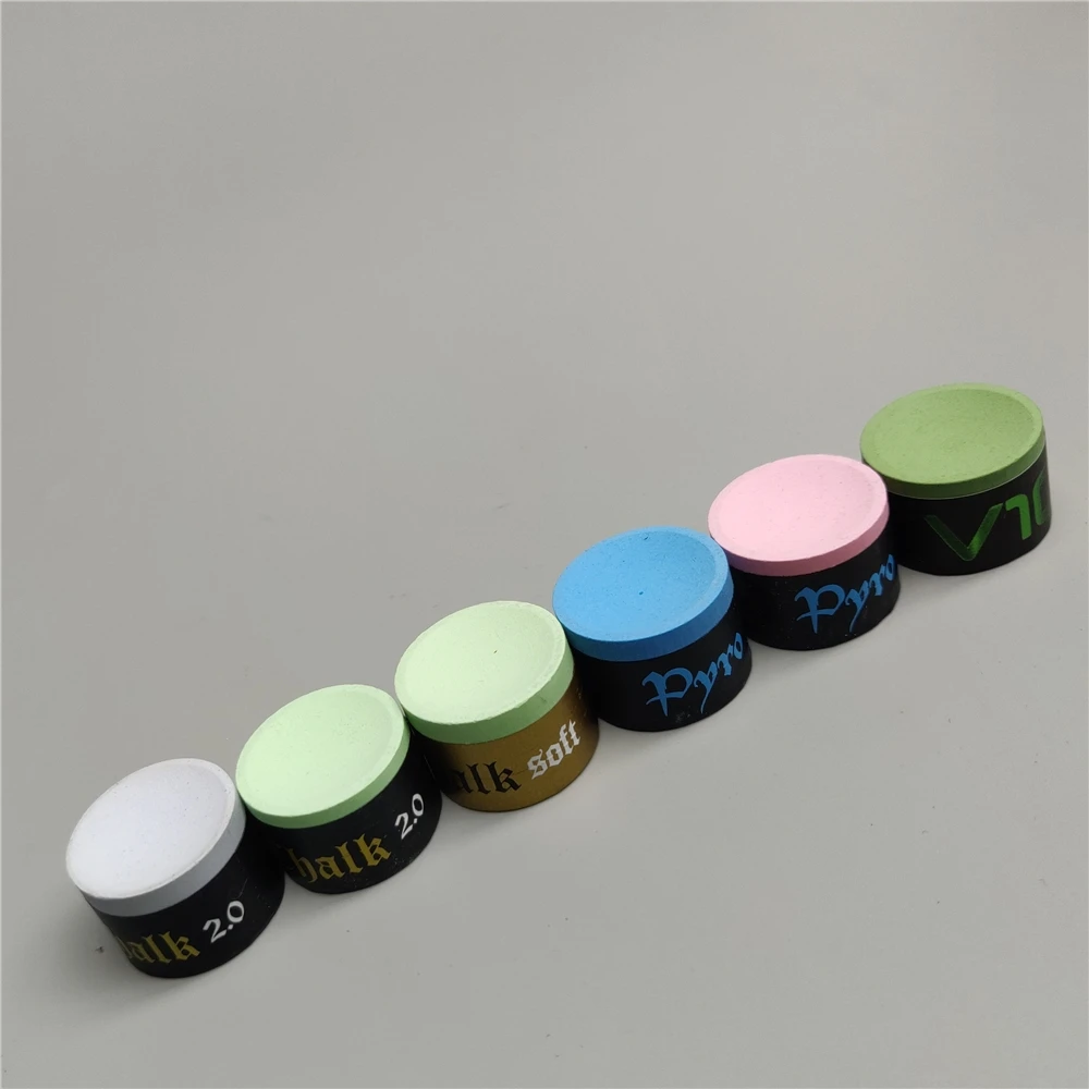 V10 Taom Chalk Pink Pyro Soft Chalk Blue Billiard Pool Chalk Green